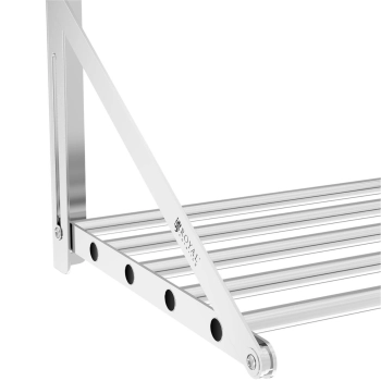  Półka ścienna składana ze stali nierdzewnej do 40 kg 100 x 45 cm - zdj. dodatkowe 2