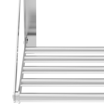  Półka ścienna składana ze stali nierdzewnej do 40 kg 100 x 45 cm - zdj. dodatkowe 4