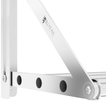  Półka ścienna składana ze stali nierdzewnej do 40 kg 120 x 30 cm - zdj. dodatkowe 2