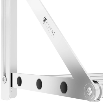  Półka ścienna składana ze stali nierdzewnej do 40 kg 100 x 30 cm - zdj. dodatkowe 2