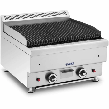  Grill lawowy na gaz ziemny ryflowany 50 x 47 cm 2 x 7200 W - zdj. dodatkowe 1