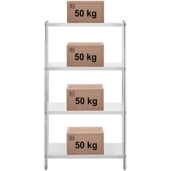  Regał metalowy magazynowy gastronomiczny do 200 kg 100 x 60 x 180 cm - zdj. dodatkowe 7
