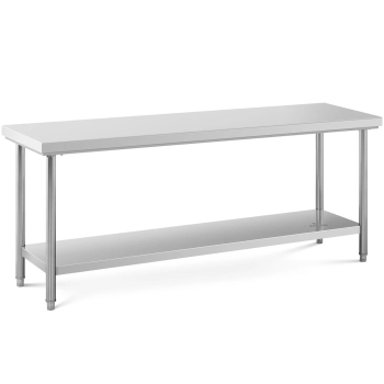  Stół roboczy gastronomiczny centralny z półką STAL 200 x 60 cm - zdj. dodatkowe 1