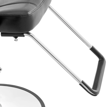  Fotel fryzjerski barberski kosmetyczny z podnóżkiem Physa EPSOM - czarny - zdj. dodatkowe 2