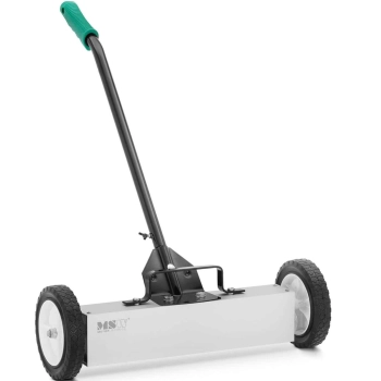  Miotła zamiatarka magnetyczna do zbierania opiłków gwoździ na kółkach szer. 45 cm - zdj. dodatkowe 1