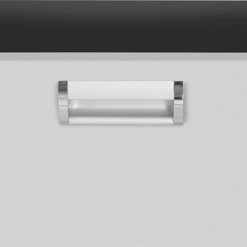  Stół blat roboczy centralny z szafką z drzwiami suwanymi i 3 szufladami 200 x 60 x 85 cm - zdj. dodatkowe 3