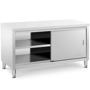  Stół blat roboczy centralny z szafką drzwi suwane 150 x 70 x 85 cm - zdj. dodatkowe 1