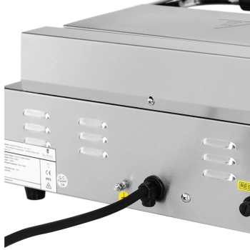  Grill kontaktowy elektryczny ryflowany 33 x 22 cm 2200 W - zdj. dodatkowe 3