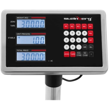  Waga platformowa magazynowa z oparciem 40 x 50 cm LCD 300 kg / 0.02 kg - zdj. dodatkowe 2