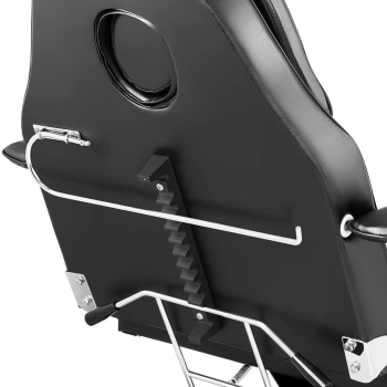  Fotel kosmetyczny do tatuażu masażu spa VERONA - czarny - zdj. dodatkowe 5