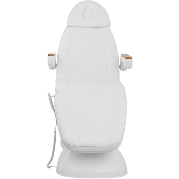  Fotel kosmetyczny do tatuażu masażu spa z pilotem SAN MARINO - biały - zdj. dodatkowe 6