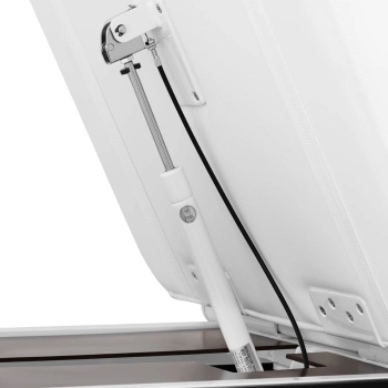  Łóżko stół leżanka kosmetyczna do masażu elektryczna 200 kg PESCARA - biała - zdj. dodatkowe 3