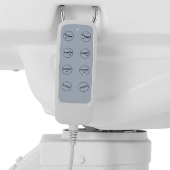  Fotel kosmetyczny do tatuażu masażu spa elektryczny GENOA - biały - zdj. dodatkowe 2