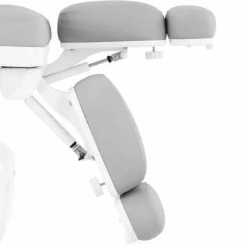  Fotel kosmetyczny podologiczny do tatuażu pedicure spa ERCOLANO - szary - zdj. dodatkowe 3