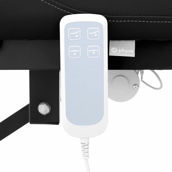  Łóżko stół kosmetyczny do masażu elektryczny 2 silniki 200 kg LYON - czarny - zdj. dodatkowe 2