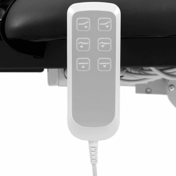  Łóżko stół kosmetyczny do masażu elektryczny 3 silniki 250 kg NANTES - czarny - zdj. dodatkowe 2