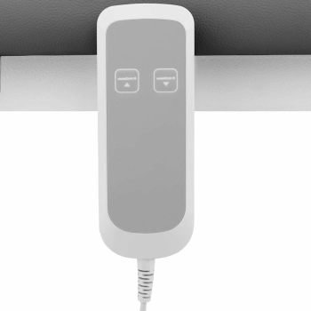  Łóżko stół kosmetyczny do masażu elektryczny 1 silnik 200 kg LILLE - szary - zdj. dodatkowe 2