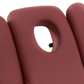  Łóżko stół kosmetyczny do masażu elektryczny 3 silniki 250 kg NANTES - bordowe - zdj. dodatkowe 3