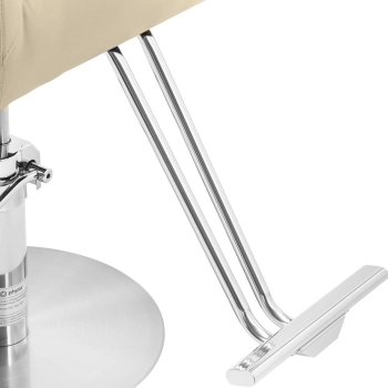  Fotel fryzjerski barberski kosmetyczny z podnóżkiem Physa TILBURY - beżowy - zdj. dodatkowe 4