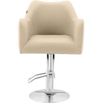  Fotel fryzjerski barberski kosmetyczny z podnóżkiem Physa TILBURY - beżowy - zdj. dodatkowe 5