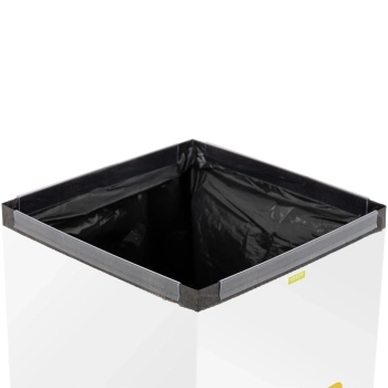  Kosz pojemnik do segregacji sortowania śmieci odpadów 60 l - metal plastik - zdj. dodatkowe 3