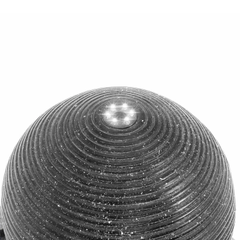  Fontanna kaskada ogrodowa solarna z oświetleniem LED kula na kolumnie 3 W - zdj. dodatkowe 2