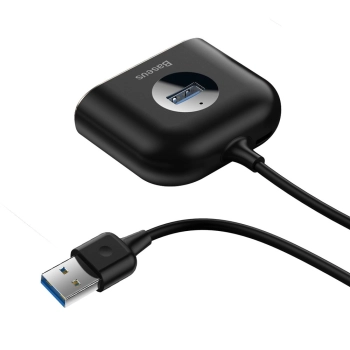  Adapter przejściówka HUB 4w1 USB Adapter USB3.0 TO USB3.0*1+USB2.0*3 1m Black - zdj. dodatkowe 3