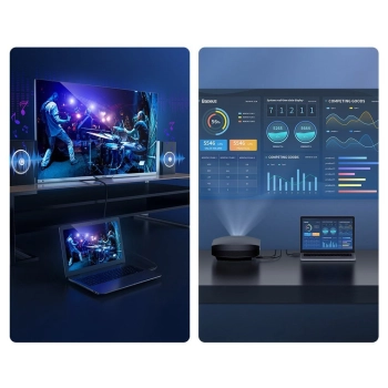  Kabel przewód HDMI 2.0 4K 60 Hz 3D HDR 18 Gbps 1 m czarny - zdj. dodatkowe 7