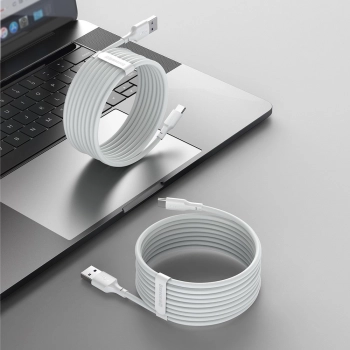  2x kabel USB USB-C szybkie ładowanie Power Delivery Quick Charge 40 W 5 A 1.5 m biały - zdj. dodatkowe 7