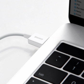  Superior kabel przewód USB Iphone Lightning 2.4A 1m Biały - zdj. dodatkowe 9
