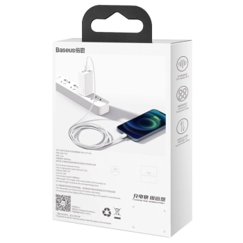  Superior kabel przewód USB Iphone Lightning 2.4A 1m Biały - zdj. dodatkowe 5
