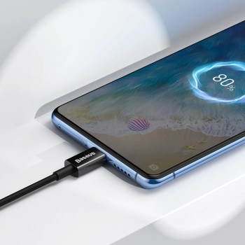  Superior kabel przewód USB microUSB do szybkiego ładowania 2A 1m czarny - zdj. dodatkowe 8