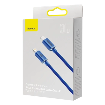  Kabel przewód do szybkiego ładowania i transferu danych USB-C Iphone Lightning 20W 1.2m niebieska - zdj. dodatkowe 4