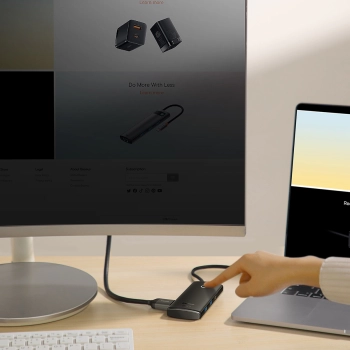  Lite Series wielofunkcyjny HUB USB-C 2 x USB 3.0 USB-C HDMI 1.4 SD-TF czarny - zdj. dodatkowe 10