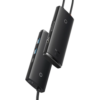  Lite Series wielofunkcyjny HUB USB-C 2 x USB 3.0 USB-C HDMI 1.4 SD-TF czarny - zdj. dodatkowe 2