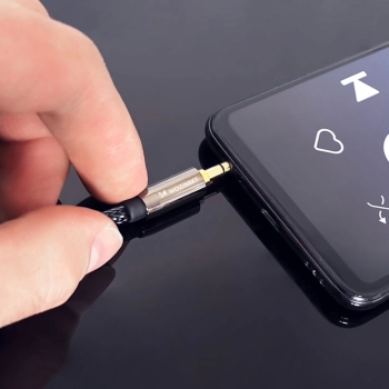  Uniwersalny kabel przewód mini jack AUX 3m czarny - zdj. dodatkowe 9