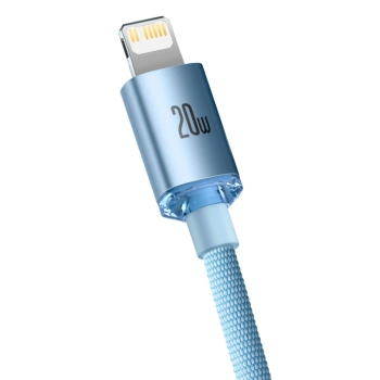  Kabel przewód USB-C Iphone Lightning szybkie ładowanie 20W 1.2m niebieski - zdj. dodatkowe 2