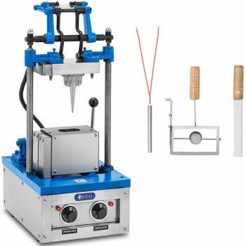  Waflownica maszyna do wypieku wafli rożków na lody 50 - 60 wafli / godz. 74 x 124 mm - zdj. dodatkowe 1