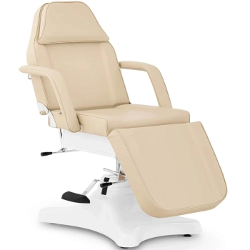  Fotel kosmetyczny do tatuażu masażu spa BERGAMO - beżowy - zdj. dodatkowe 1