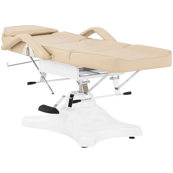 Fotel kosmetyczny do tatuażu masażu spa BERGAMO - beżowy - zdj. dodatkowe 4