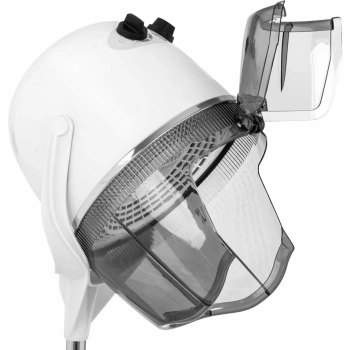  Suszarka do włosów hełmowa fryzjerska stojąca na kółkach 1100 W biała - zdj. dodatkowe 6