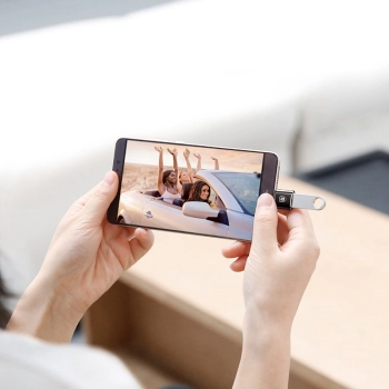  Adapter przejściówka ze złącza USB na USB-C OTG - czarny - zdj. dodatkowe 5