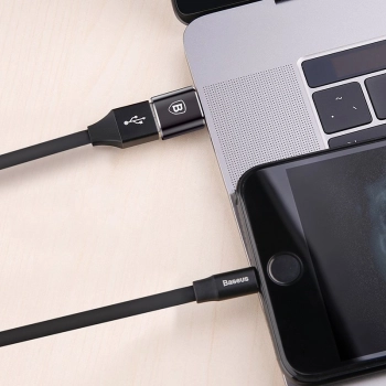  Adapter przejściówka ze złącza USB na USB-C OTG - czarny - zdj. dodatkowe 7
