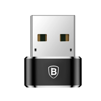  Mała przejściówka adapter wtyczka ze złącza USB-C na USB - czarny - zdj. dodatkowe 1