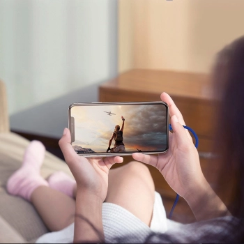  Kabel przewód w materiałowym oplocie USB - iPhone Lightning 1.8m - czerwony - zdj. dodatkowe 10