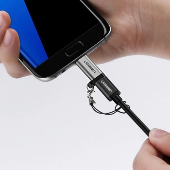  Adapter przejściówka z USB-C na micro USB - szary - zdj. dodatkowe 6