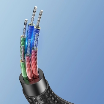  Przejściówka do słuchawek z Mini Jack 3.5 mm na USB-C 10cm - szary - zdj. dodatkowe 3