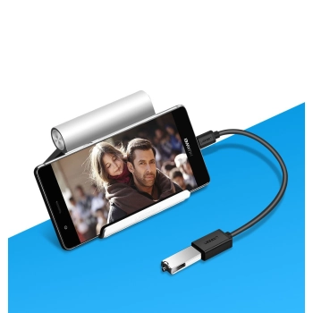  Adapter przejściówka kabel OTG z USB 3.0 na USB-C - czarny - zdj. dodatkowe 2