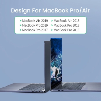  Wielofunkcyjny HUB port do MacBook Pro / Air 2x USB-C na USB-C HDMI 3x USB 3.0 - szary - zdj. dodatkowe 7