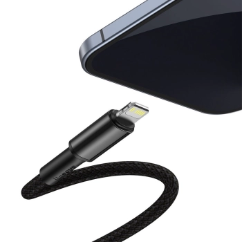  Kabel przewód do iPhone USB-C - Lightning szybkie ładowanie 20W 1m - czarny - zdj. dodatkowe 1